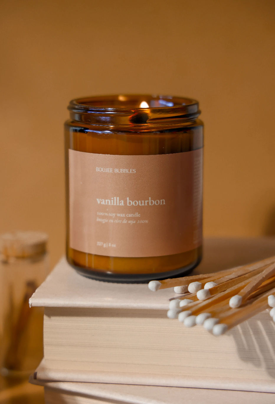 Vanilla Bourbon Scented Candle