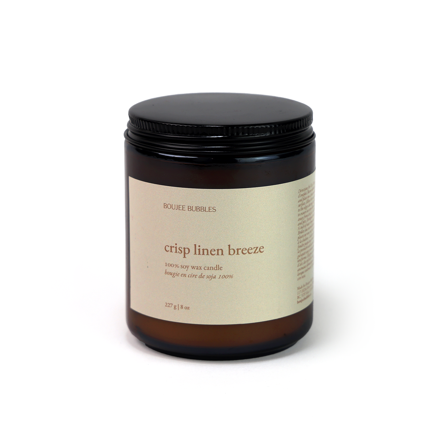 Crisp Linen Breeze Scented Candle